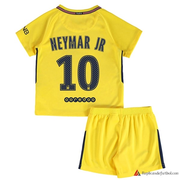 Camiseta Paris Saint Germain Niño Segunda equipación Neymar JR 2017-2018